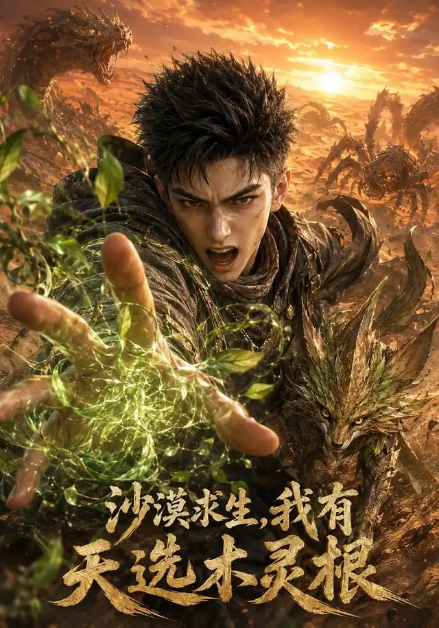 短剧《沙漠求生我有天选木灵根 (72集)》海报