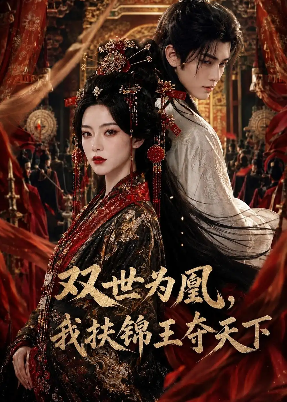 短剧《双世为凰我扶锦王夺天下 (181集)》海报