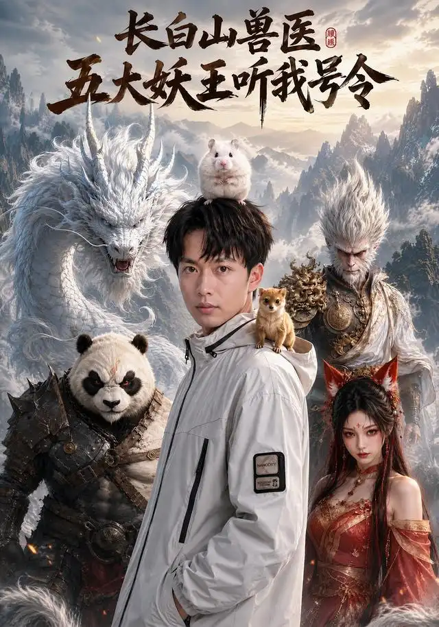 短剧《长白山兽医五大妖王听我号令 (82集) 祁泽》海报