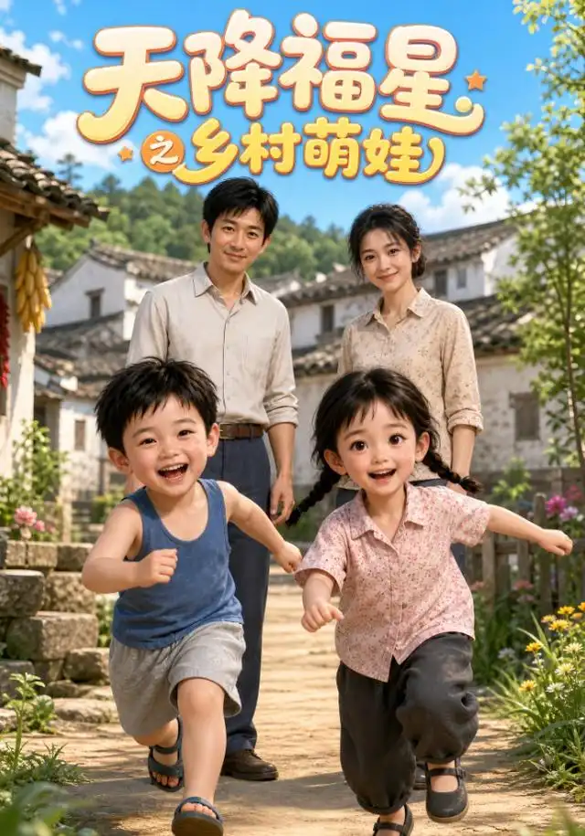 短剧《天降福星之乡村萌娃 (66集) AI短剧》海报