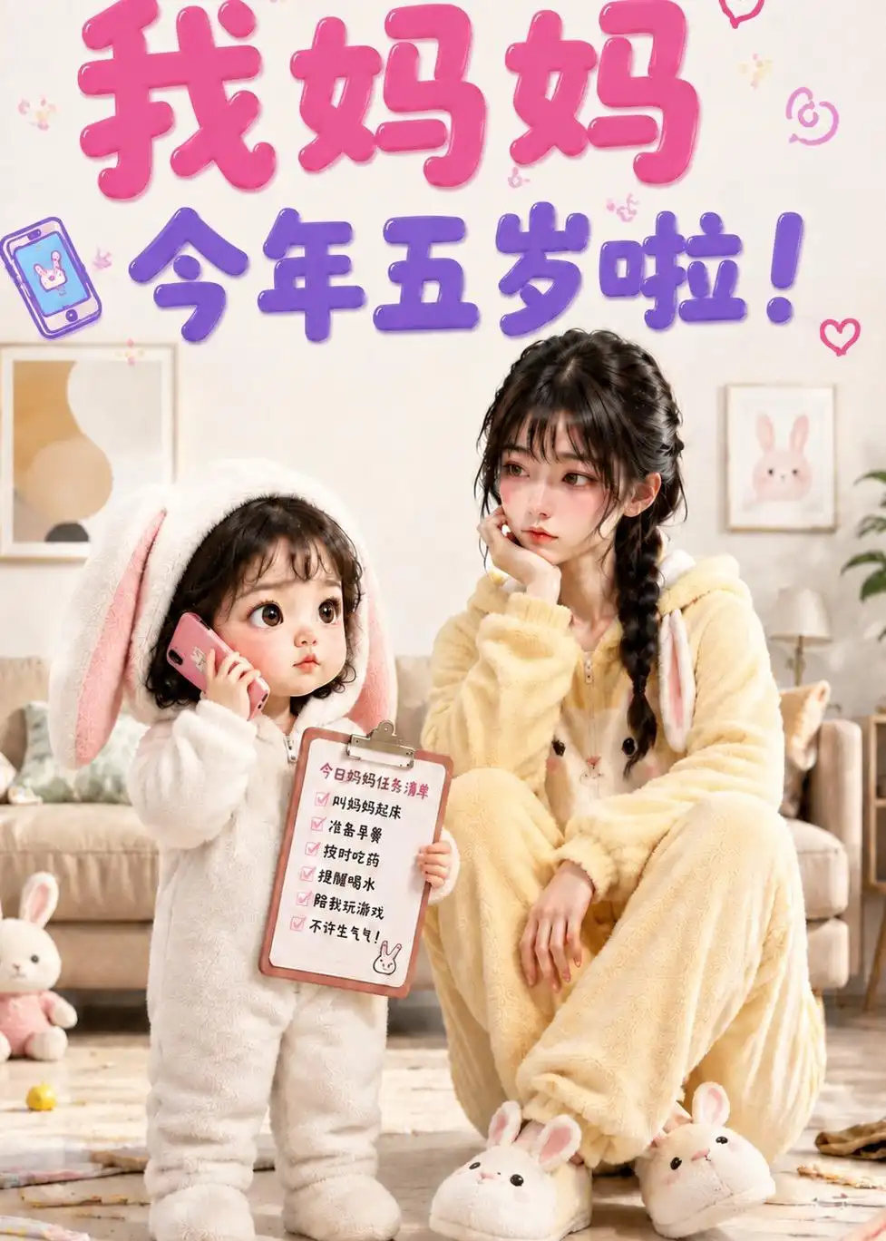 短剧《我妈妈今年五岁啦 (21集)》海报
