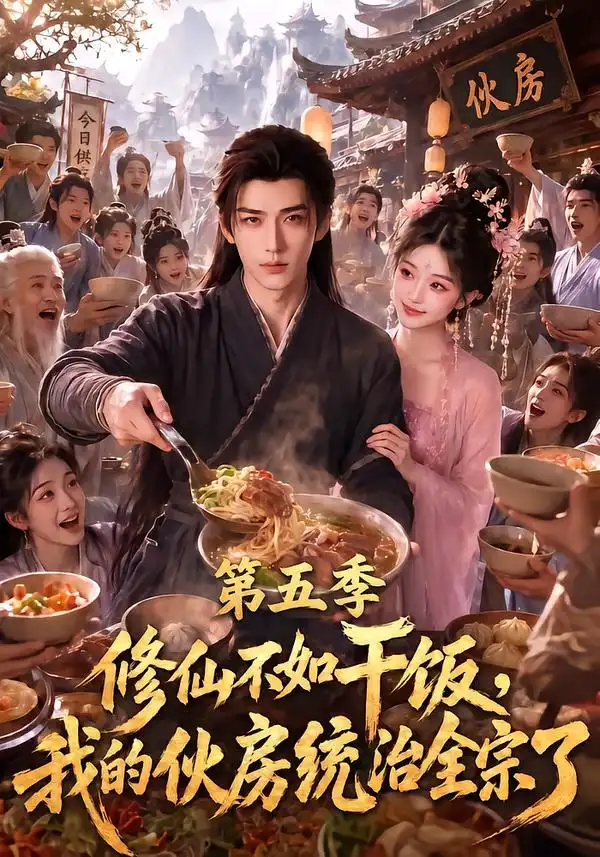 短剧《修仙不如干饭我的伙房统治全宗了第五季 (80集)》海报