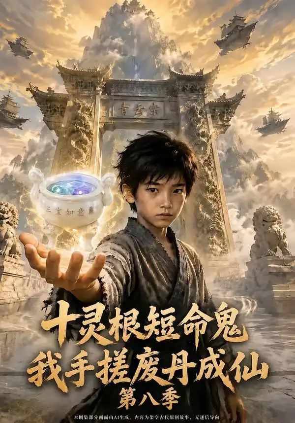 短剧《十灵根短命鬼我手搓废丹成仙第八季 (106集)》海报