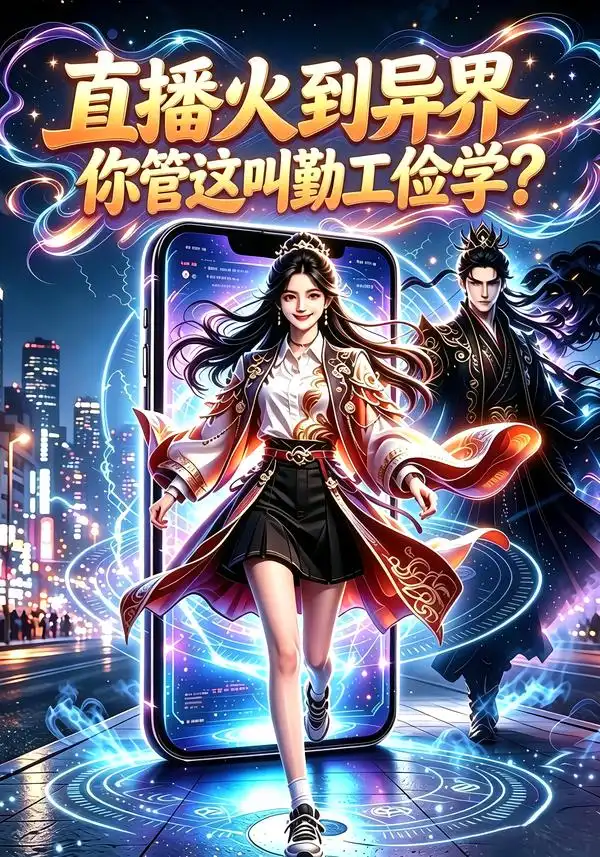 短剧《直播火到异界你管这叫勤工俭学 (64集)》海报