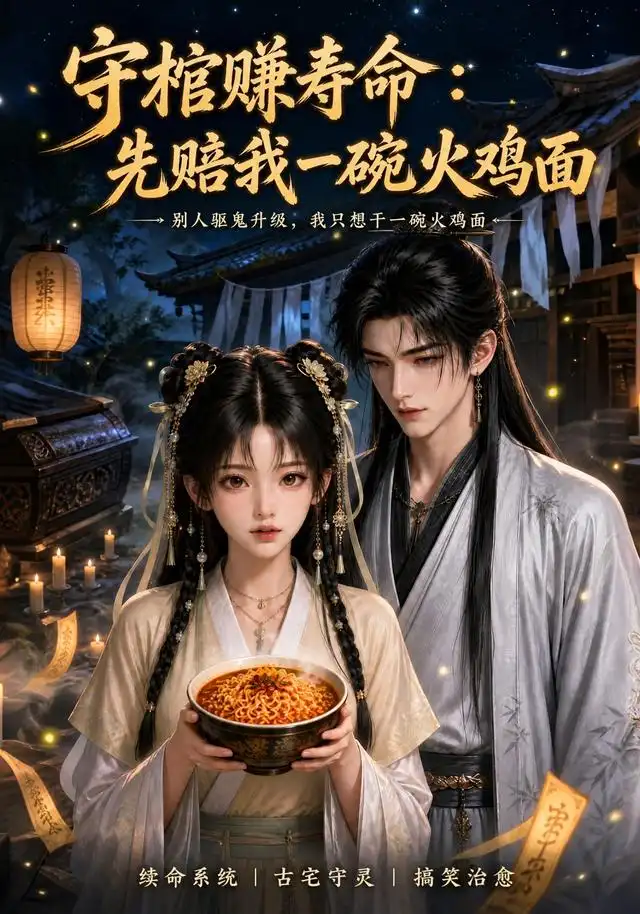 短剧《守棺赚寿命先赔我一碗火鸡面 (132集)》海报