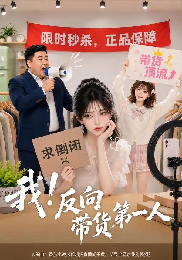 短剧《我反向带货第一人 (60集)》海报
