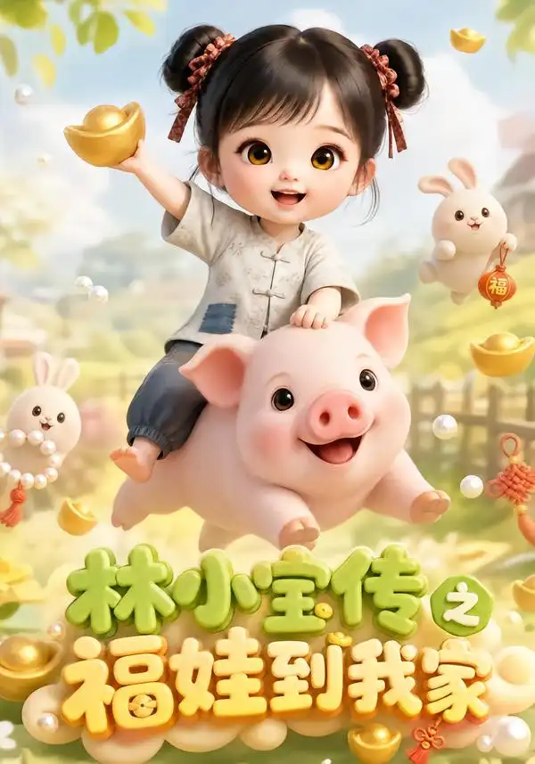 短剧《林小宝传之福娃到我家 (74集)》海报