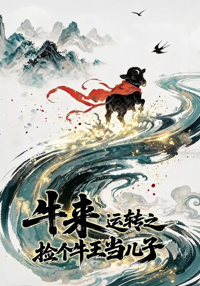 短剧《牛来运转之捡个牛王当儿子 (47集) 陈琳煜&杜帅》海报