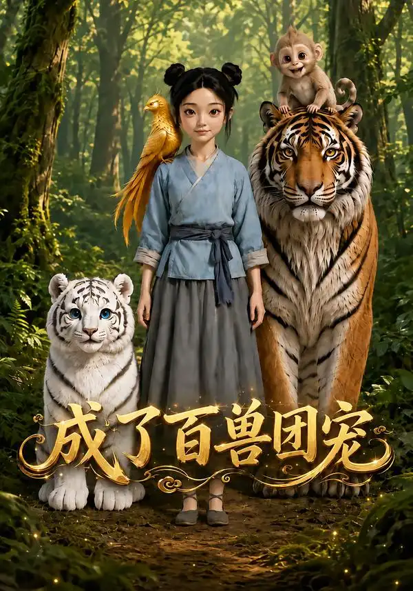 短剧《成了百兽团宠 (35集)》海报