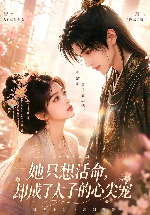 短剧《她只想活命却成了太子的心尖宠 (75集)》海报
