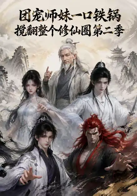 短剧《团宠师妹一口铁锅搅翻整个修仙圈第二季 (65集)》海报