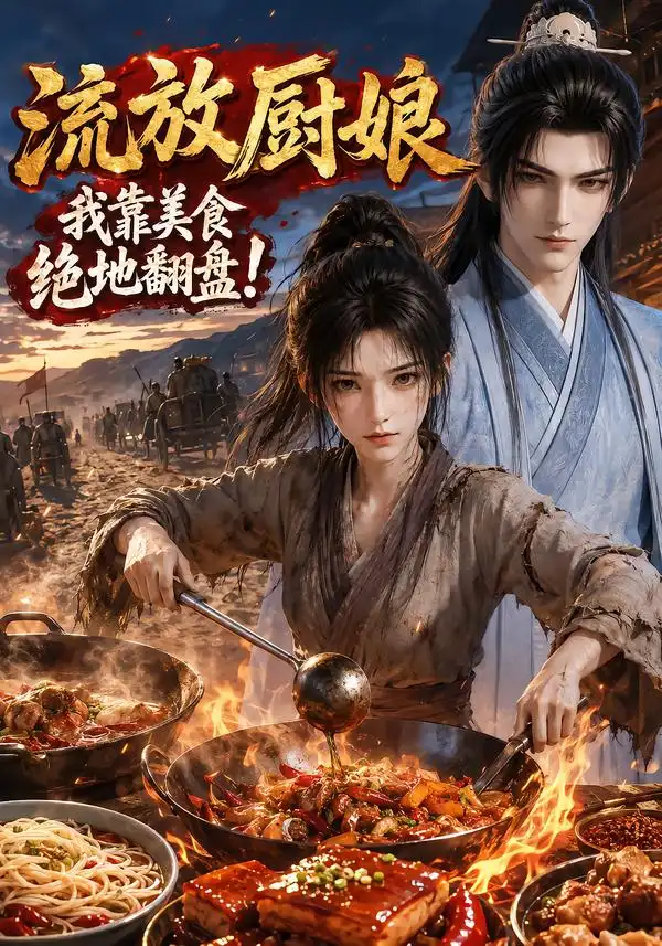 短剧《流放厨娘我靠美食绝地翻盘 (205集)》海报