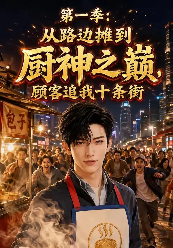 短剧《第一季从路边摊到厨神之巅顾客追我十条街 (102集)》海报