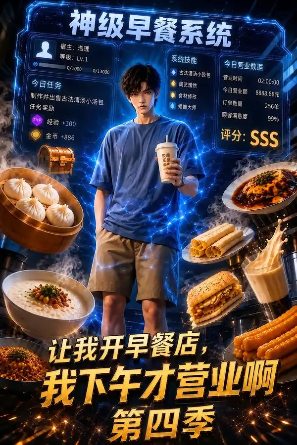 短剧《让我开早餐店我下午才营业啊第四季 (77集)》海报
