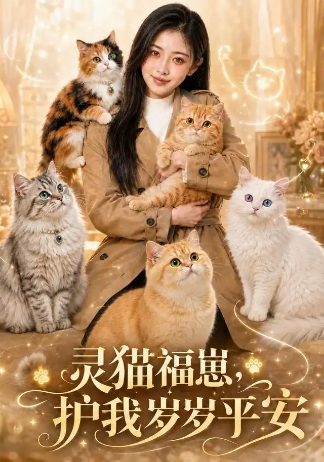 短剧《灵猫福崽护我岁岁平安 (71集) AI短剧》海报