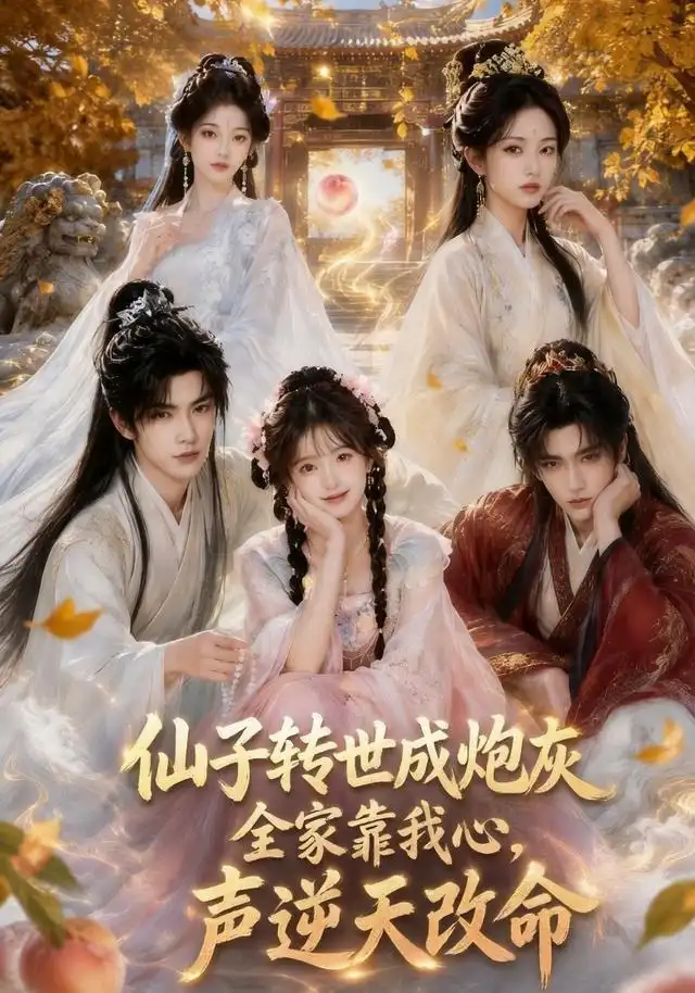 短剧《仙子转世成炮灰全家靠我心声逆天改命 (71集) AI短剧》海报