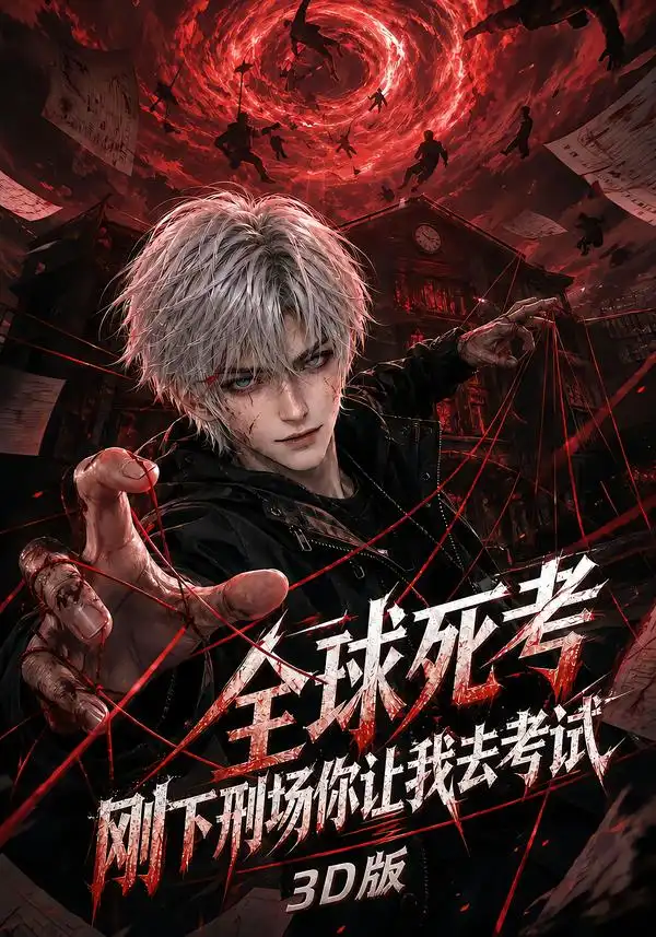 短剧《全球死考刚下刑场你让我去考试3D版 (80集)》海报