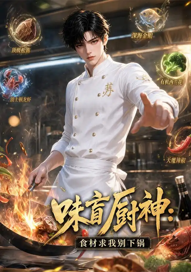 短剧《味盲厨神食材求我别下锅 (71集)》海报