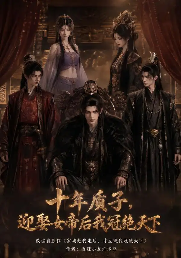 短剧《十年质子迎娶女帝后我冠绝天下 (63集)》海报