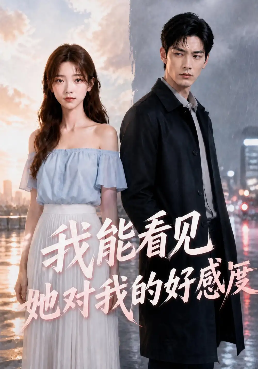 短剧《我能看见她对我的好感度 (63集)》海报