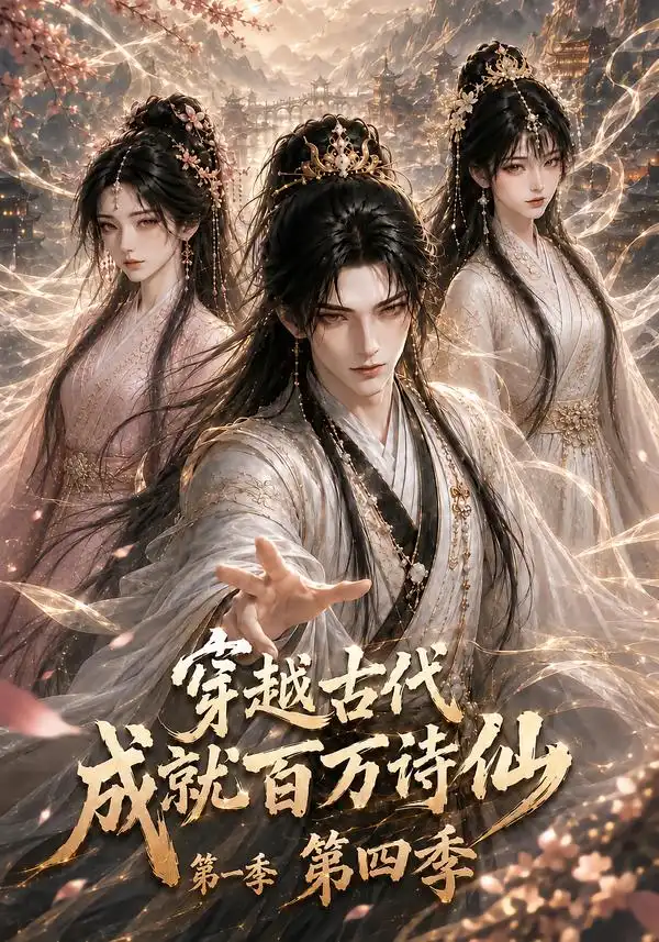短剧《穿越古代成就百万诗仙第一季第四季 (85集)》海报