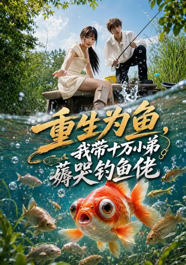 短剧《重生为鱼我带十万小弟薅哭钓鱼佬 (71集) 桑帅臣&李诗语》海报