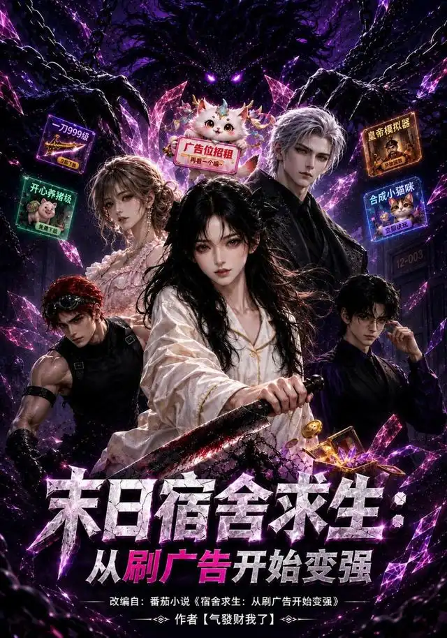 短剧《末日宿舍求生从刷广告开始变强 (78集)》海报