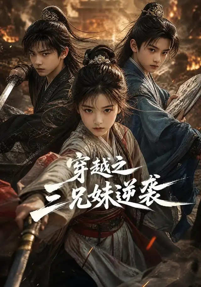 短剧《穿越之三兄妹逆袭 (162集) AI短剧》海报