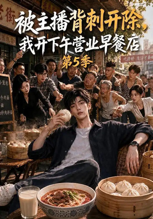 短剧《被主播背刺开除我开下午营业早餐店第5季 (109集)》海报