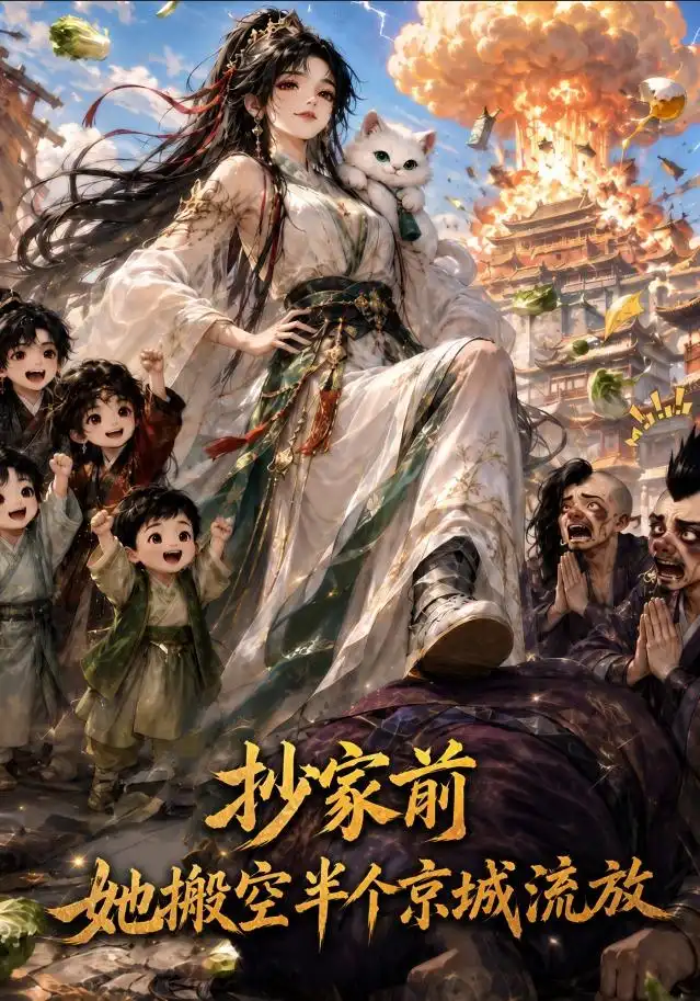 短剧《抄家前她搬空半个京城流放 (103集)》海报
