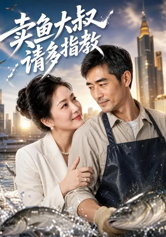 短剧《卖鱼大叔请多指教 (44集) Ai短剧》海报