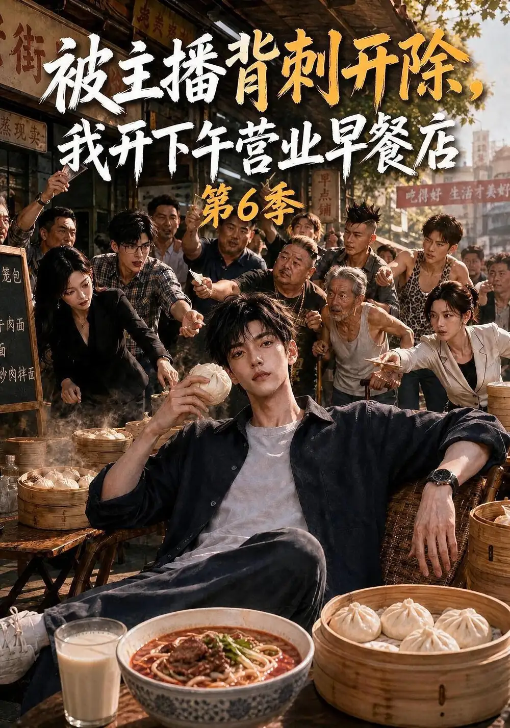 短剧《被主播背刺开除我开下午营业早餐店第6季 (106集)》海报