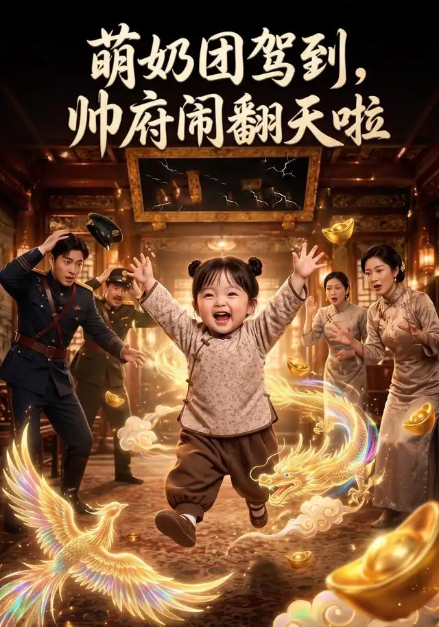 短剧《萌奶团驾到帅府闹翻天啦 (119集)》海报