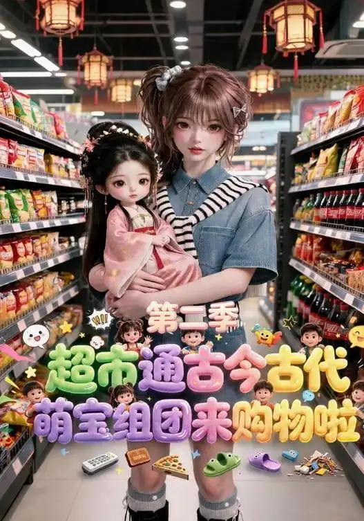 短剧《超市通古今古代萌宝组团来购物啦第二季 (104集)》海报