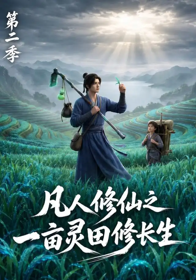 短剧《凡人修仙之一亩灵田修长生第二季 (54集)》海报