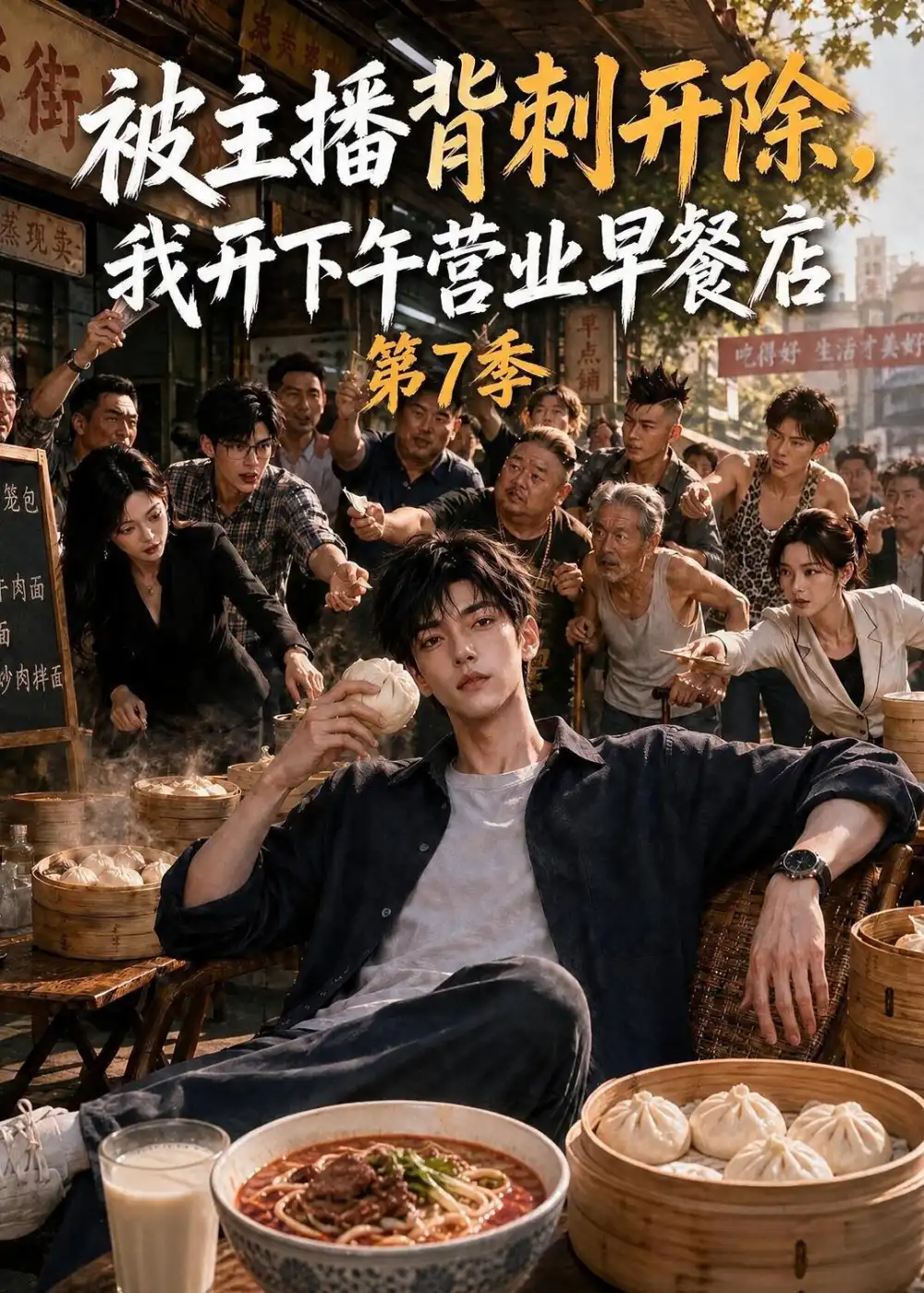 短剧《被主播背刺开除我开下午营业早餐店第7季 (105集)》海报