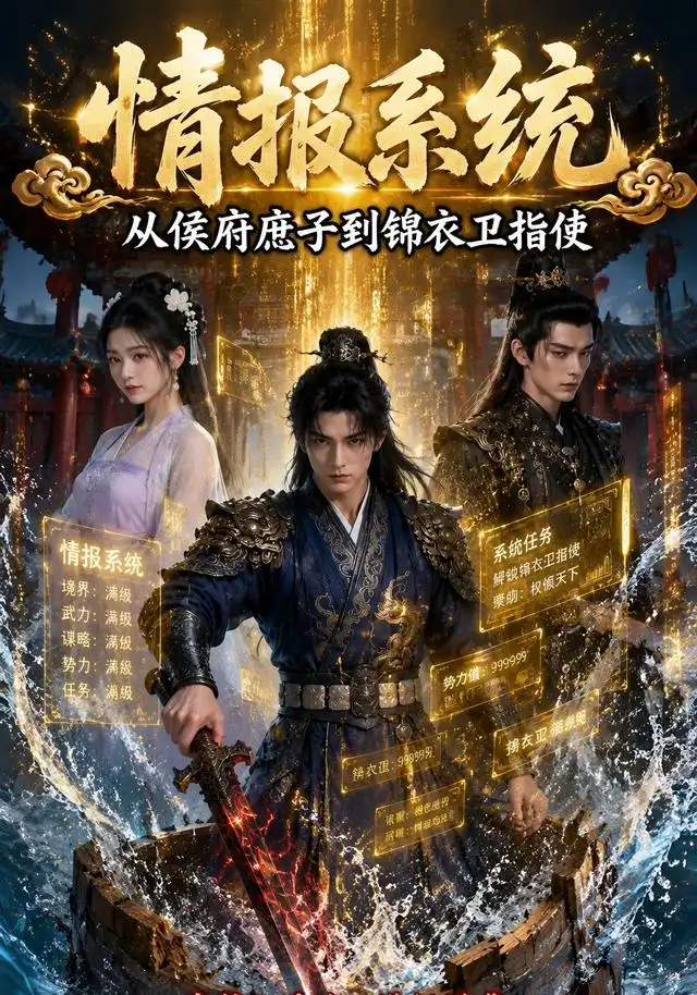 短剧《情报系统从侯府庶子到锦衣卫指使 (69集)》海报