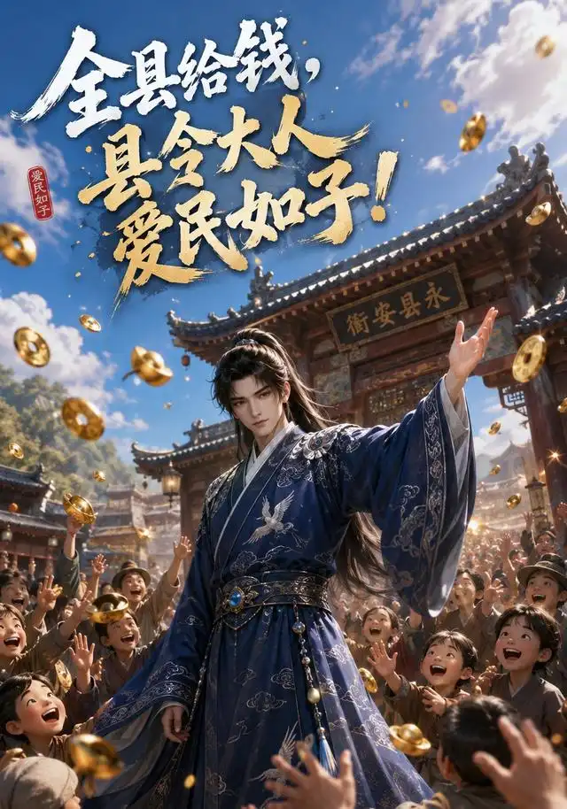 短剧《全县给钱县令大人爱民如子 (144集)》海报