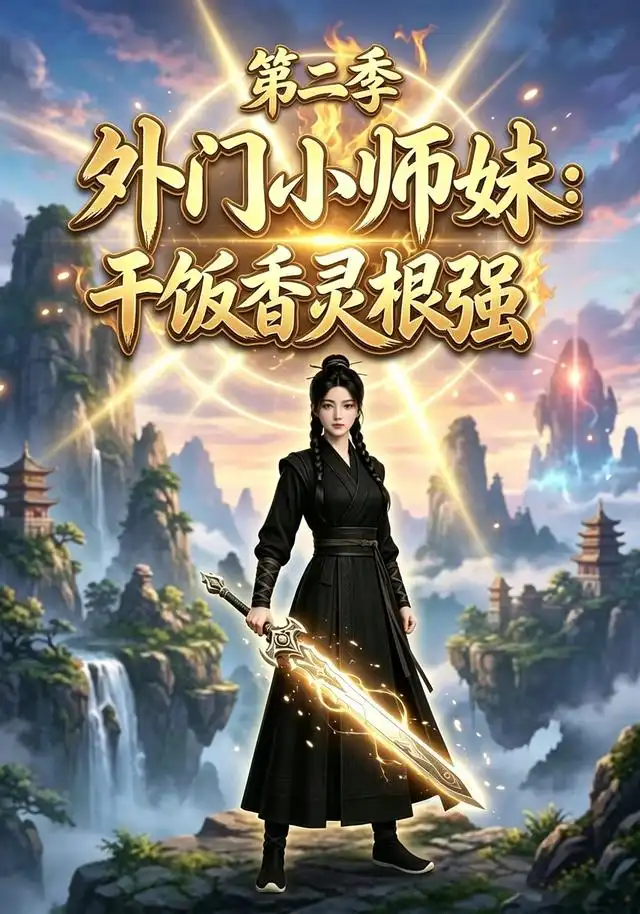 短剧《外门小师妹干饭香灵根很强第二季 (102集)》海报