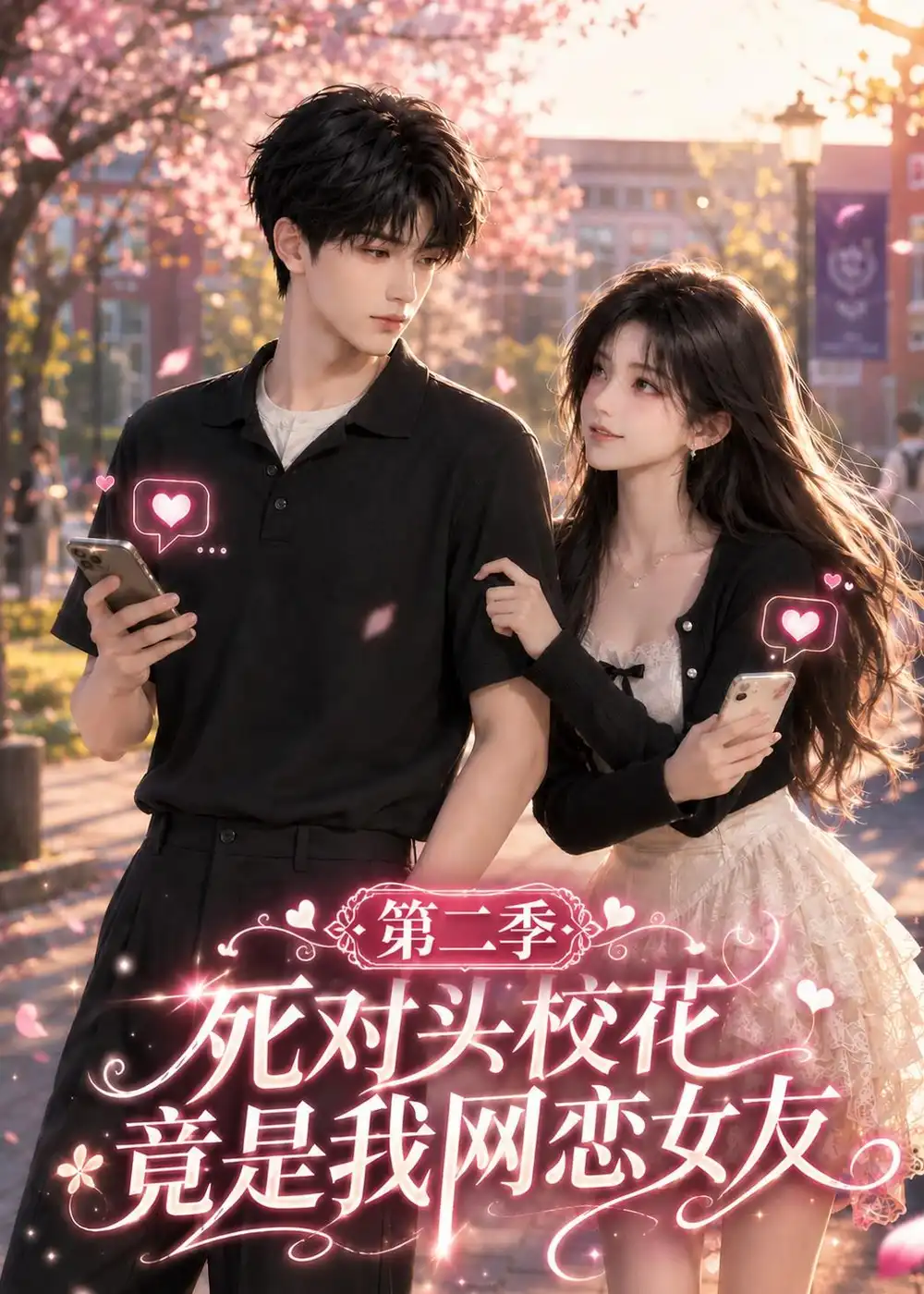 短剧《死对头校花竟是我网恋女友第二季 (115集)》海报