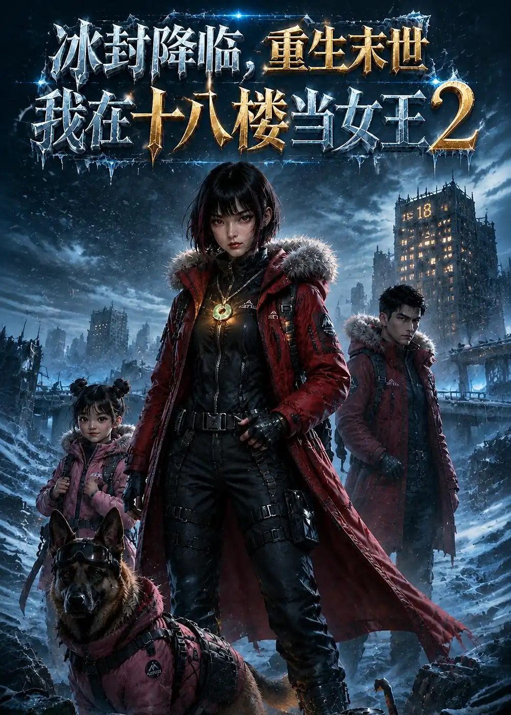 短剧《冰封降临重生末世我在十八楼当女王2 (90集)》海报