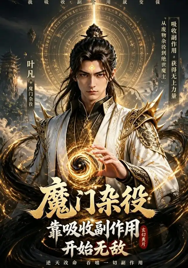 短剧《魔门杂役靠吸收副作用开始无敌 (60集) 动漫》海报