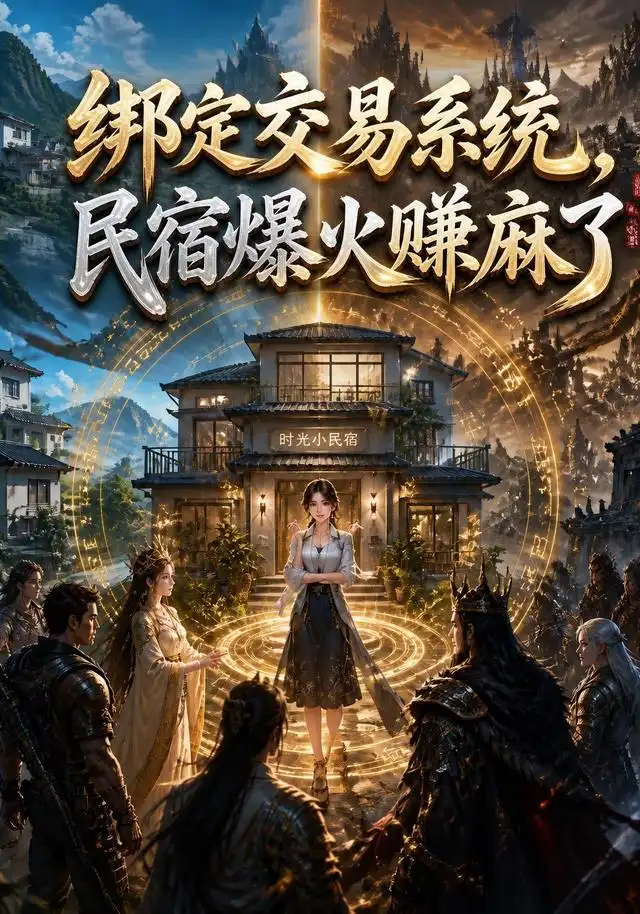 短剧《绑定交易系统民宿爆火赚麻了 (100集) Ai短剧》海报