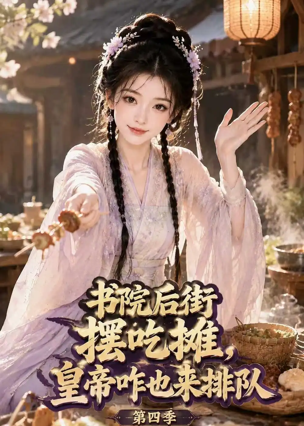 短剧《书院后街摆吃摊皇帝咋也来排队第四季 (124集)》海报