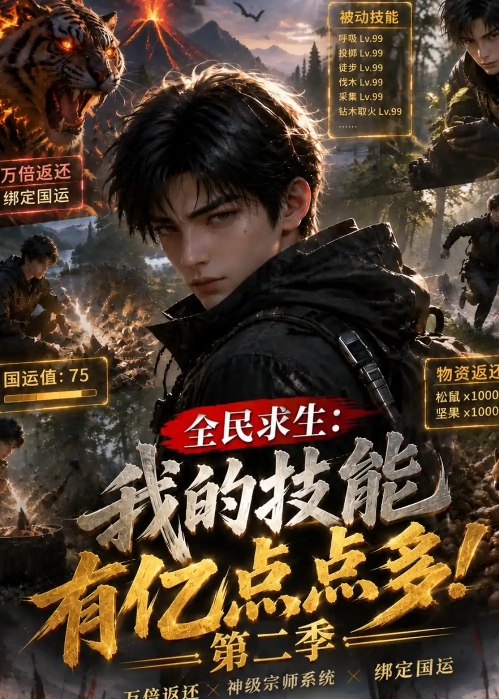 短剧《全民求生我的技能有亿点点多第二季 (104集)》海报