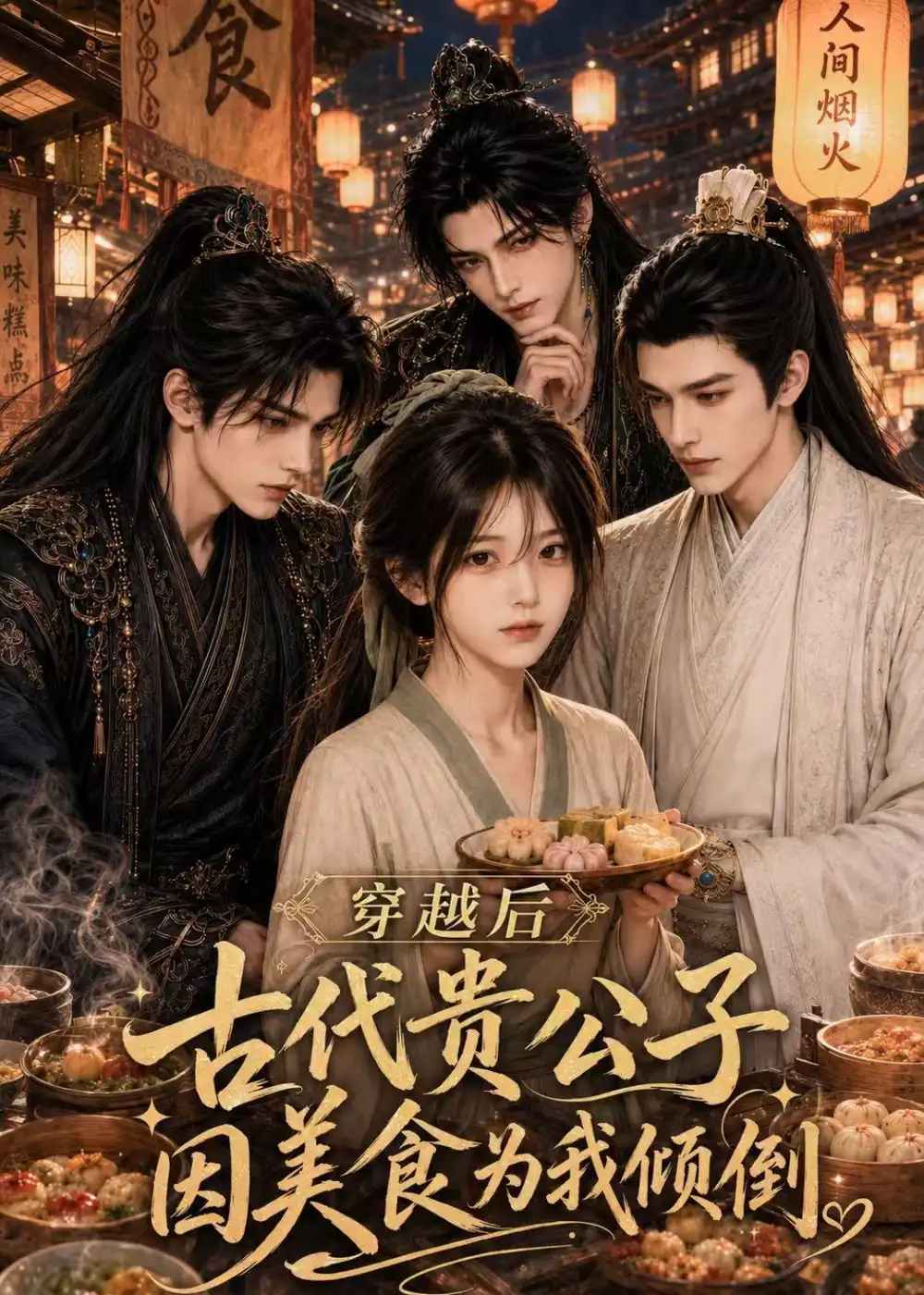短剧《穿越后古代贵公子因美食为我倾倒 (60集)》海报