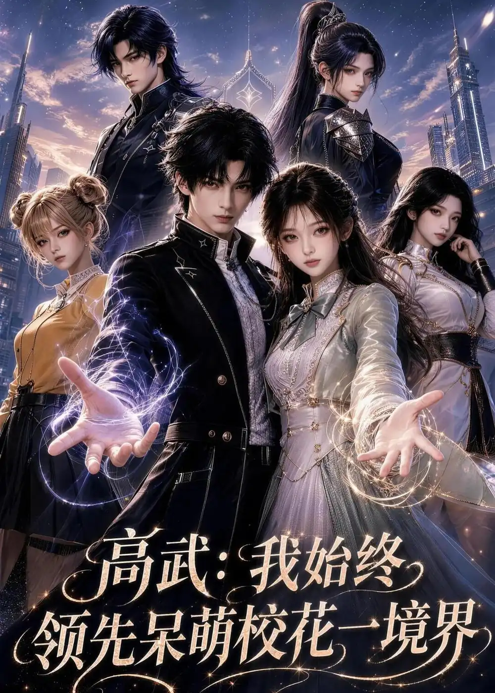 短剧《高武我始终领先呆萌校花一境界 (80集)》海报