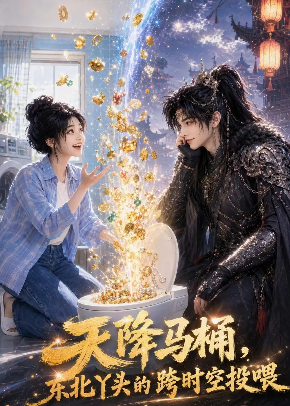 短剧《天降马桶东北丫头的跨时空投喂 (64集)》海报