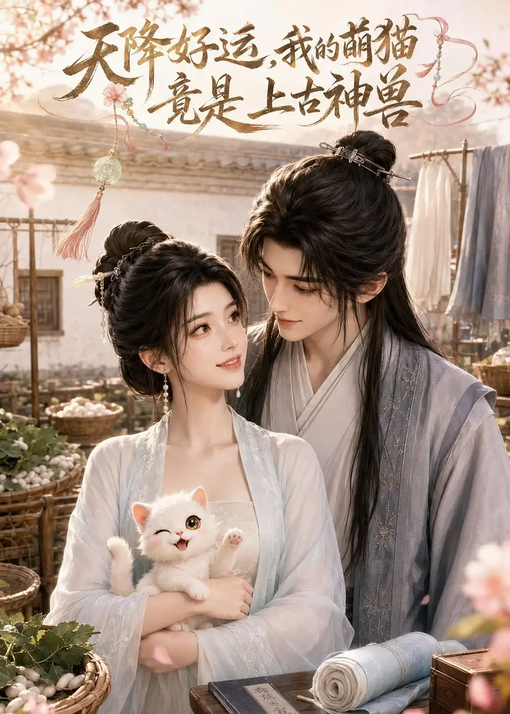 短剧《天降好运我的萌猫竟是上古神兽 (74集)》海报