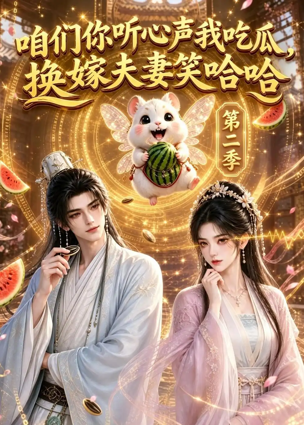 短剧《咱们你听心声我吃瓜换嫁夫妻笑哈哈第二季 (130集)》海报